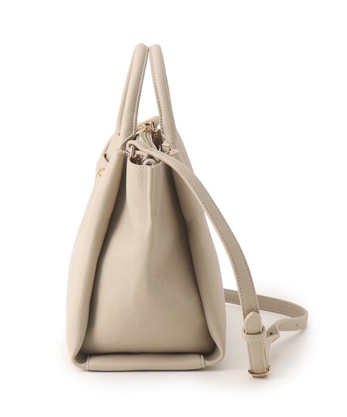 UNTITLED（アンタイトル）の「◆【セレモニー】ベルト付きソフトショルダー（ショルダーバッグ・レディース・ベージュ/ブラック・99）」の4枚目の写真