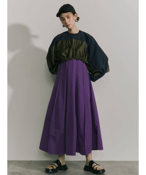 UN3D.（アンスリード）の「アウトシームリブコンビワンピース