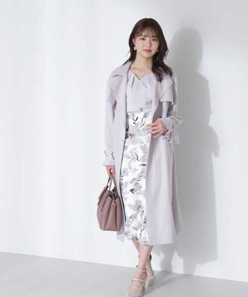 PROPORTION BODY DRESSING（プロポーションボディドレッシング）の「ベーシックテロンチ / 1213152101（ステンカラーコート・レディース・グレー/ベージュ/ライトグリーン・MEDIUM/SMALL）」の5枚目の写真