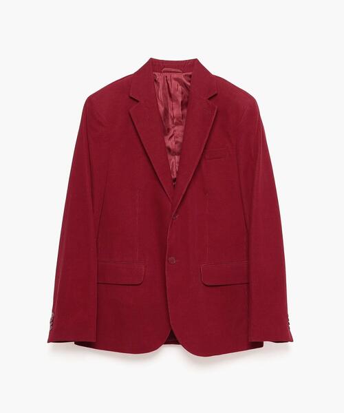 agnes b.(アニエスベー)の「UR59 VESTE コーデュロイジャケット(テーラードジャケット・メンズ・レッド系その他・48)」の1枚目の写真