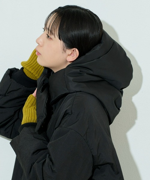 Aunt Marie's（アントマリーズ）の「中綿バラクラバ（キャップ・レディース・アイボリー/ブラック・FREE）」の2枚目の写真