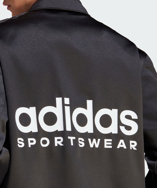 adidas(アディダス)の「サテン コーチジャケット / アディダス adidas(ナイロンジャケット・メンズ・ブラック・SMALL/X-SMALL/LARGE/MEDIUM/X-LARGE/XX-LARGE/3XL)」の5枚目の写真
