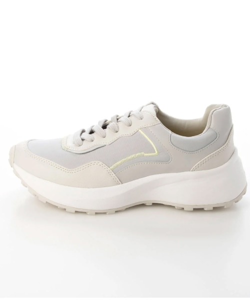 Lucida（ルシーダ）の「【Orion/オリオン】 サイドデザインボリュームスニーカー（スニーカー・レディース・ホワイト×ブルー/ブラック×イエロー/ベージュ系その他2/ベージュ系その他・35/36/37/38/39）」の13枚目の写真