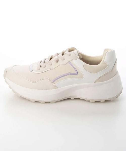 Lucida（ルシーダ）の「【Orion/オリオン】 サイドデザインボリュームスニーカー（スニーカー・レディース・ホワイト×ブルー/ブラック×イエロー/ベージュ系その他2/ベージュ系その他・35/36/37/38/39）」の19枚目の写真