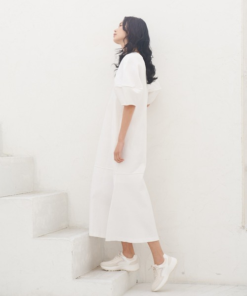 Lucida（ルシーダ）の「【Orion/オリオン】 サイドデザインボリュームスニーカー（スニーカー・レディース・ホワイト×ブルー/ブラック×イエロー/ベージュ系その他2/ベージュ系その他・35/36/37/38/39）」の22枚目の写真