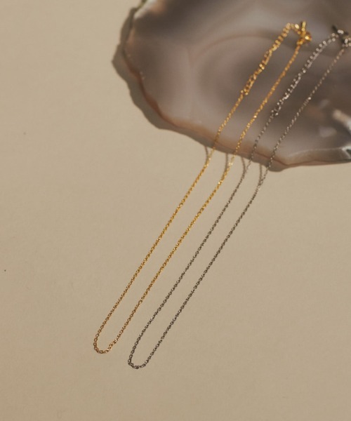 【金属アレルギー対応】シンプルチェーンネックレスサージカルステンレス316L