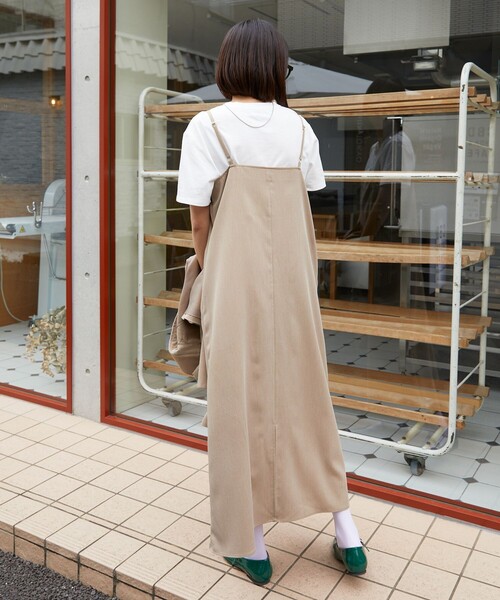 PUBLUX（パブリュクス）の「PUBLUX/パブリュクス 【3way】ショートトレンチジャケット＋キャミワンピースセットアップ（トレンチコート・レディース・ブラック/ベージュ・ﾌﾘ-）」の13枚目の写真