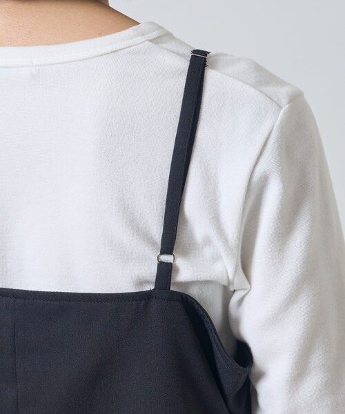 PUBLUX（パブリュクス）の「PUBLUX/パブリュクス 【3way】ショートトレンチジャケット＋キャミワンピースセットアップ（トレンチコート・レディース・ブラック/ベージュ・ﾌﾘ-）」の21枚目の写真