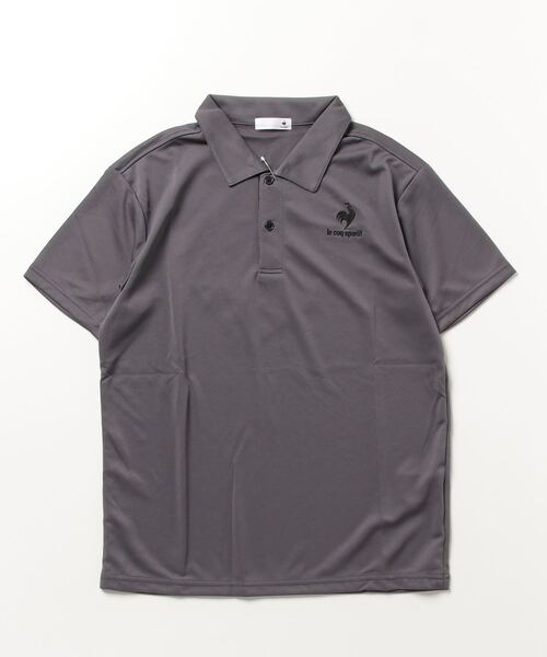 le coq sportif(ルコックスポルティフ)の「エコペットポロシャツ(ポロシャツ・メンズ・ブラック/チャコール/ネイビー/ホワイト/ブルー・S/M/L/XL/XXL)」の9枚目の写真