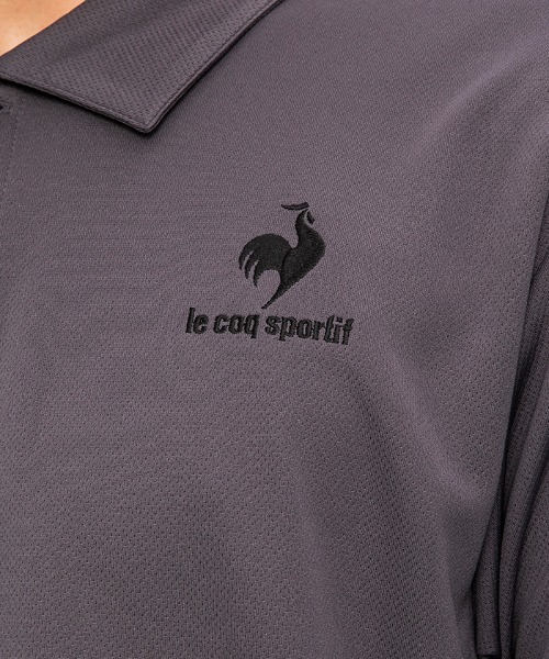 le coq sportif(ルコックスポルティフ)の「エコペットポロシャツ(ポロシャツ・メンズ・ブラック/チャコール/ネイビー/ホワイト/ブルー・S/M/L/XL/XXL)」の18枚目の写真