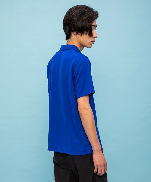 le coq sportif(ルコックスポルティフ)の「エコペットポロシャツ(ポロシャツ・メンズ・ブラック/チャコール/ネイビー/ホワイト/ブルー・S/M/L/XL/XXL)」の14枚目の写真