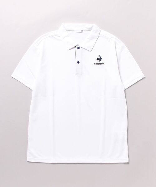 le coq sportif(ルコックスポルティフ)の「エコペットポロシャツ(ポロシャツ・メンズ・ブラック/チャコール/ネイビー/ホワイト/ブルー・S/M/L/XL/XXL)」の7枚目の写真
