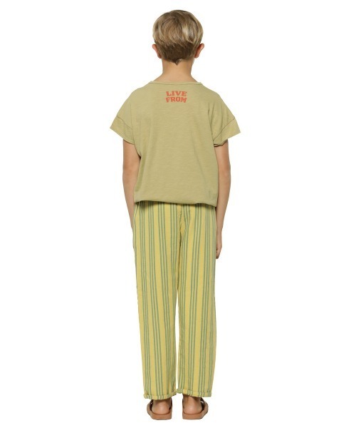 piupiuchick（ピュウピュウチック）の「piupiuchick / フロント＆バックプリントTシャツ（Tシャツ/カットソー・キッズ・ピンク/カーキ/ブルー・6Y/4Y/10Y/8Y）」の4枚目の写真