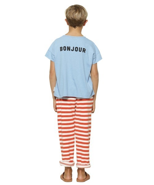 piupiuchick（ピュウピュウチック）の「piupiuchick / フロント＆バックプリントTシャツ（Tシャツ/カットソー・キッズ・ピンク/カーキ/ブルー・6Y/4Y/10Y/8Y）」の20枚目の写真