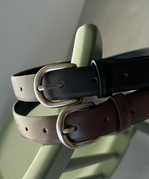 Doux archives（ドゥアルシーヴ）の「リアルレザーベルト（ベルト・レディース・ブラック/ブラウン・FREE）」の5枚目の写真