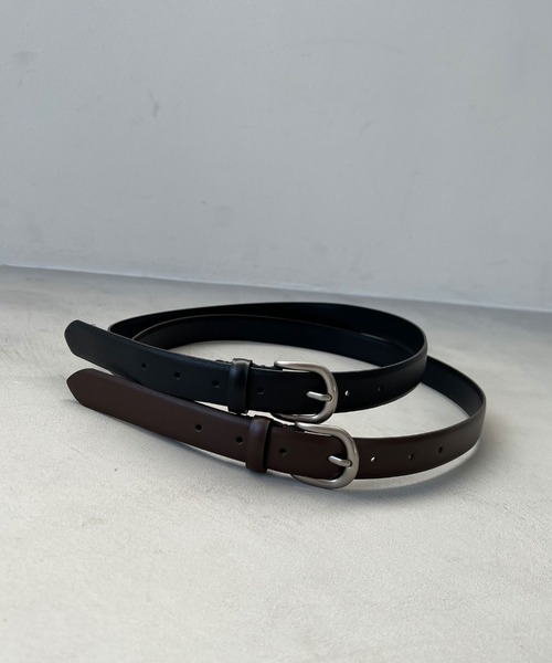 Doux archives（ドゥアルシーヴ）の「リアルレザーベルト（ベルト・レディース・ブラック/ブラウン・FREE）」の6枚目の写真
