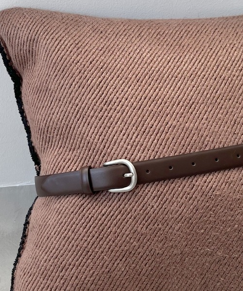 Doux archives（ドゥアルシーヴ）の「リアルレザーベルト（ベルト・レディース・ブラック/ブラウン・FREE）」の7枚目の写真