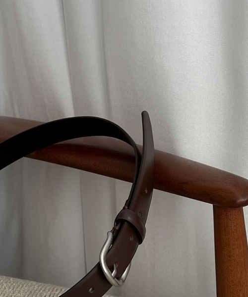 Doux archives（ドゥアルシーヴ）の「リアルレザーベルト（ベルト・レディース・ブラック/ブラウン・FREE）」の9枚目の写真