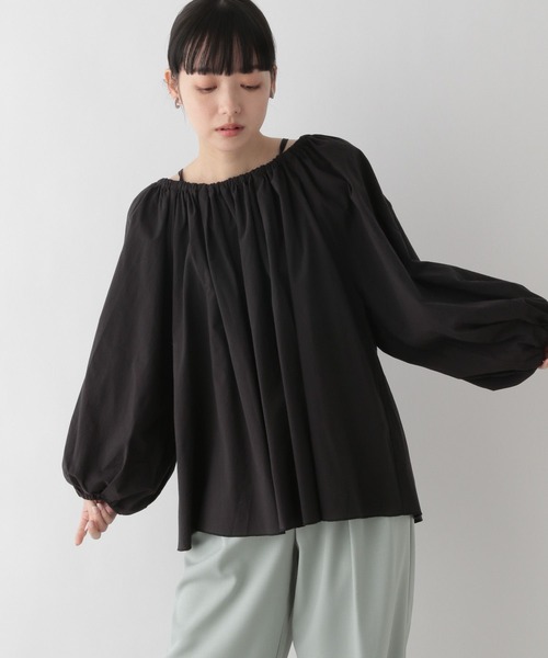 LOWRYS FARM（ローリーズファーム）の「マルチＷＡＹオフショルブラウスＬＳ　177863（シャツ/ブラウス・レディース・ホワイト/ブラック/ブラウン・FREE）」の17枚目の写真