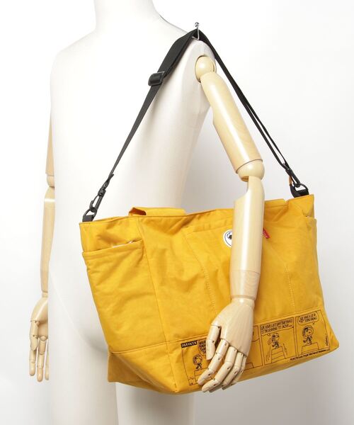 PEANUTS（ピーナッツ）の「zucchero filato PEANUT/ピーナッツ スヌーピー2wayボストンバッグ（ボストンバッグ・メンズ・ブラック/イエロー/グレー/グリーン・FREE）」の7枚目の写真