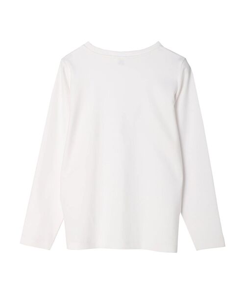 AMERICAN HOLIC（アメリカンホリック）の「Daily!　クルーネック長袖カットプルオーバー（Tシャツ/カットソー・レディース・オフホワイト・S/M/L）」の10枚目の写真