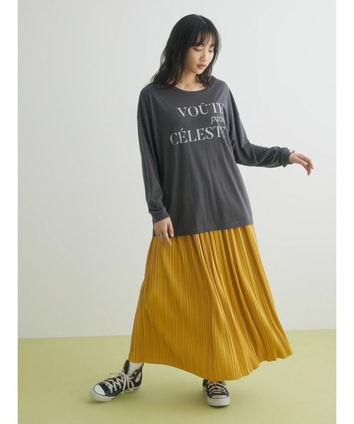 CRAFT STANDARD BOUTIQUE(クラフトスタンダードブティック)の「ランダムプリーツスカート(スカート・レディース・マスタード/ブラック・M/L)」の7枚目の写真