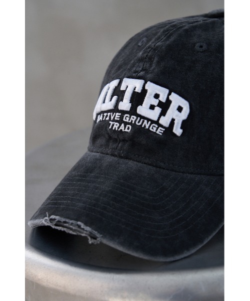 AZUL by moussy（アズールバイマウジー）の「ALTERNATIVE PIGMENT CAP/オルターナティブピグメントキャップ（キャップ・メンズ・ブラック/ブルー/クリアレッド・FREE）」の6枚目の写真