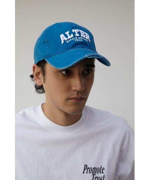 AZUL by moussy（アズールバイマウジー）の「ALTERNATIVE PIGMENT CAP/オルターナティブピグメントキャップ（キャップ・メンズ・ブラック/ブルー/クリアレッド・FREE）」の18枚目の写真
