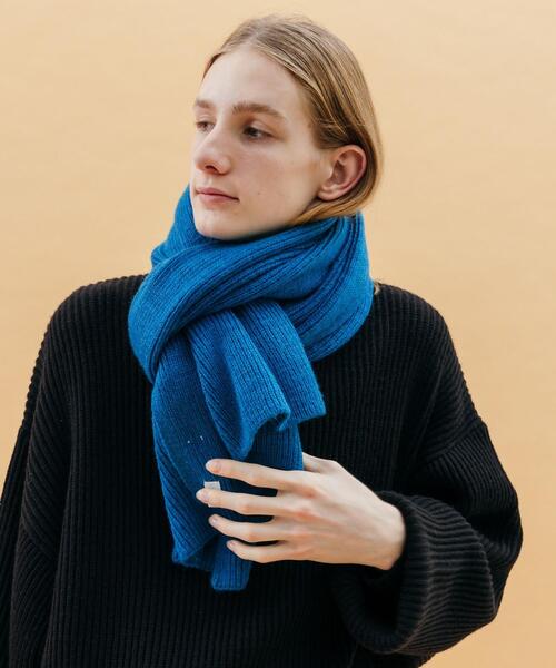 PLAIN PEOPLE ＊SULTAN圧縮ウールニット片袖ストール FLOAT圧縮片袖