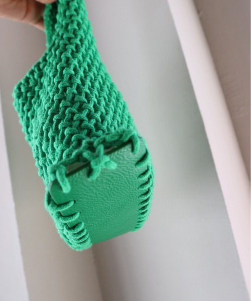 TRUNC（トランクエイティーエイト）の「Rope Knitting Bag（ハンドバッグ・レディース・グリーン/イエロー/ブラック/アイボリー・FREE）」の13枚目の写真