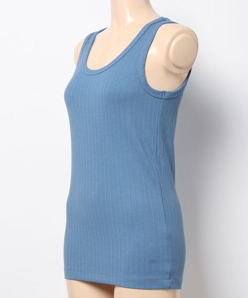 PBLIM（ページボーイリム）の「PAGEBOYLIM/カラーリブタンク（タンクトップ・レディース・ブルー/ブラック/グレイッシュベージュ/ピンク・FREE）」の22枚目の写真