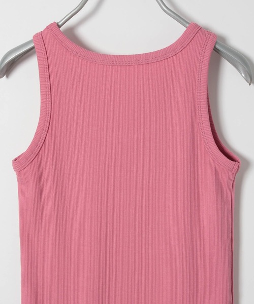 PBLIM（ページボーイリム）の「PAGEBOYLIM/カラーリブタンク（タンクトップ・レディース・ブルー/ブラック/グレイッシュベージュ/ピンク・FREE）」の16枚目の写真