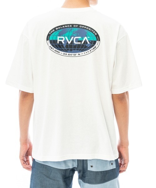 RVCA（ルーカ）の「RVCA メンズ  GLOBAL MFG SS Ｔシャツ【2023年夏モデル】/ルーカ半袖胸ポケットロゴTシャツ（Tシャツ/カットソー・メンズ・グレー系その他/イエロー/ホワイト・SMALL/LARGE/X-LARGE/MEDIUM）」の5枚目の写真