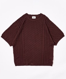 WETTEMPT（ウィテンプト）の「CABLE SUMMER KNIT TEE/ケーブルサマーニットT（ニット/セーター・メンズ）」