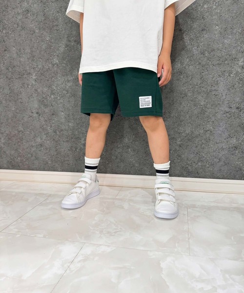 THE CASUAL（カジュアル）の「無地ハーフパンツ（その他パンツ・キッズ・ネイビー/チャコール/ベージュ/ブラック/杢グレー/ダークグリーン/エメラルド/グリーン系/イエロー系/ベージュ系/グレー系/ロイヤルブルー/オレンジ/イエロー・120cm/130cm/140cm/150cm/160cm/110cm）」の8枚目の写真