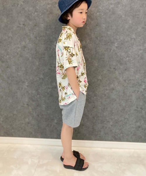 THE CASUAL（カジュアル）の「無地ハーフパンツ（その他パンツ・キッズ・ネイビー/チャコール/ベージュ/ブラック/杢グレー/ダークグリーン/エメラルド/グリーン系/イエロー系/ベージュ系/グレー系/ロイヤルブルー/オレンジ/イエロー・120cm/130cm/140cm/150cm/160cm/110cm）」の17枚目の写真