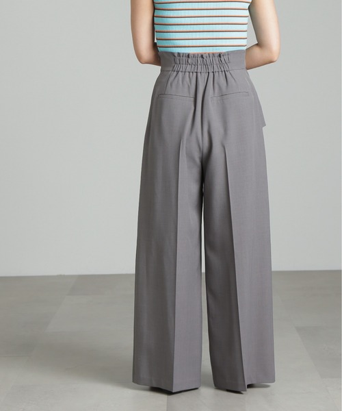 FREE'S MART(フリーズマート)の「【WEB限定】《コレクション》フラップ付きワイドパンツ(スラックス・レディース・グレー・SMALL/MEDIUM)」の10枚目の写真