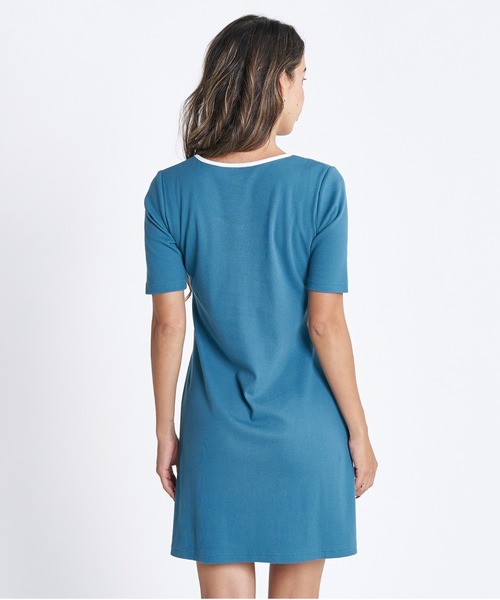 ROXY（ロキシー）の「SUNNY DAY DRESS/ロキシーワンピース（ワンピース・レディース・ベージュ/ホワイト/ブラック/ブラック系その他・MEDIUM/LARGE/SMALL）」の11枚目の写真