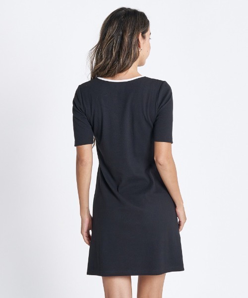 ROXY（ロキシー）の「SUNNY DAY DRESS/ロキシーワンピース（ワンピース・レディース・ベージュ/ホワイト/ブラック/ブラック系その他・MEDIUM/LARGE/SMALL）」の10枚目の写真