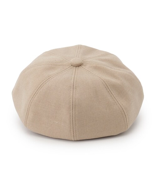 GRANDEDGE（グランドエッジ）の「イニシャルハット キャスケット Dバックル（キャスケット・レディース・ベージュ/ブラック/アイボリー・99）」の6枚目の写真