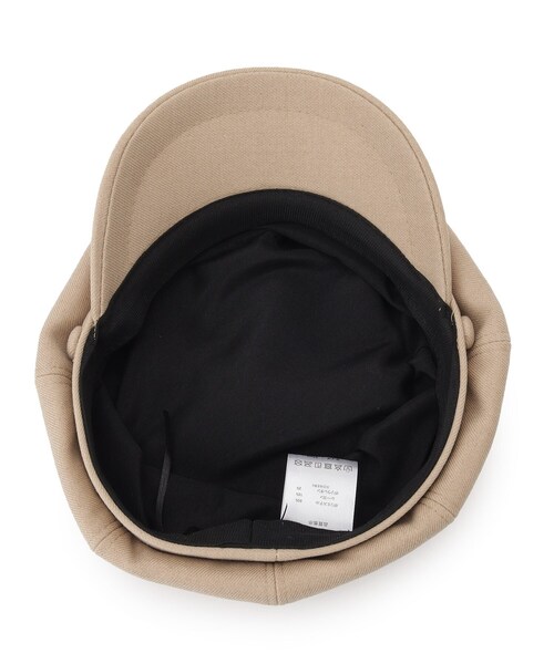 GRANDEDGE（グランドエッジ）の「イニシャルハット キャスケット Dバックル（キャスケット・レディース・ベージュ/ブラック/アイボリー・99）」の8枚目の写真