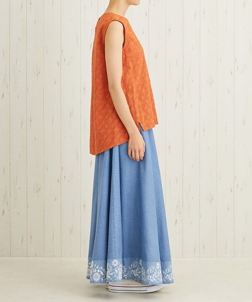 チチカカ（チチカカ）の「Shanti Shanti 刺繍デニムラップ