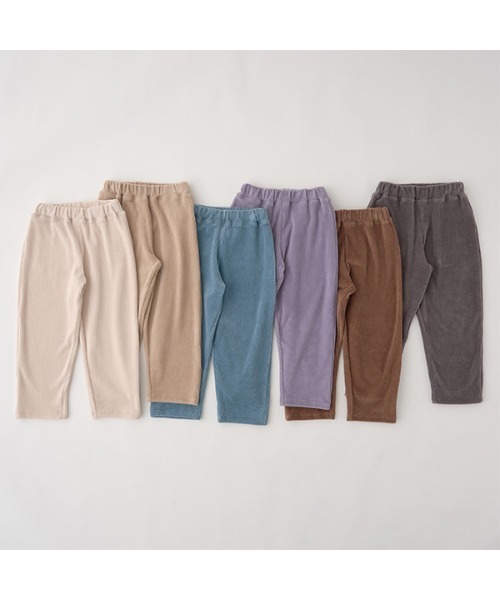 b・ROOM（ビールーム）の「【やみつきになる着心地】ニットコールパンツ（その他パンツ・キッズ・アイボリー/ダークブラウン/チャコール/ブルーグリーン/パープル/ベージュ・140cm/110cm/120cm/130cm/100cm）」の20枚目の写真