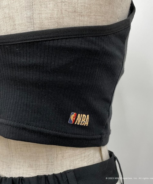 PAGEBOY（ページボーイ）の「NBAマルチプリントショートキャミ（キャミソール・レディース・ブラック/オフホワイト・FREE）」の15枚目の写真