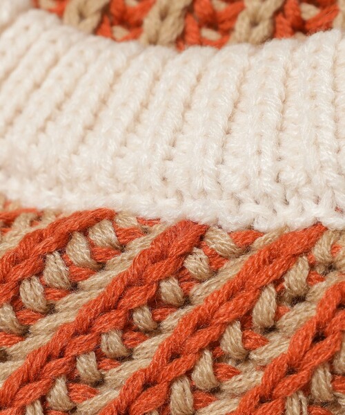 BEAMS HEART（ビームスハート）の「BEAMS HEART / 襟配色 ストライプ柄 ニットプルオーバー（ニット/セーター・レディース・パープル/グリーン系その他/ホワイト系その他5・FREE）」の21枚目の写真