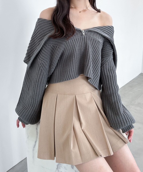 【新品】 Heather ヘザー イレヘム フリル スカート アイボリー タグ付 Heather（ヘザー）の「イレヘムフリルスカート 969480（スカート