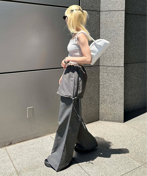 セール】skirt layered pants（その他パンツ）｜sedacle