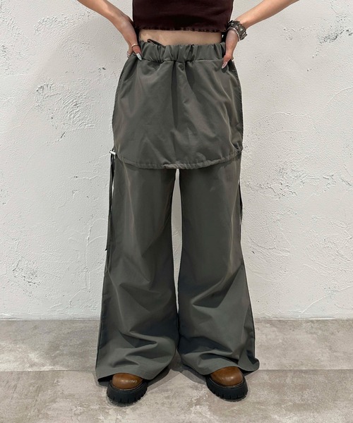 sedacle(セダクル)の「skirt layered pants(その他パンツ・レディース・カーキ/グレー・FREE)」の19枚目の写真
