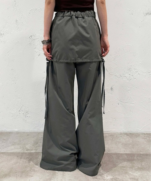 sedacle(セダクル)の「skirt layered pants(その他パンツ・レディース・カーキ/グレー・FREE)」の21枚目の写真