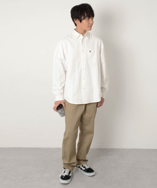 GLAZOS（グラソス）の「【再入荷】【プチプラ】[ワイドテーパード]コットンツイル・シェフパンツ（その他パンツ・キッズ・カーキ/ベージュ/ブラック/ネイビー/グレー・140cm/160cm/150cm/170cm）」の10枚目の写真